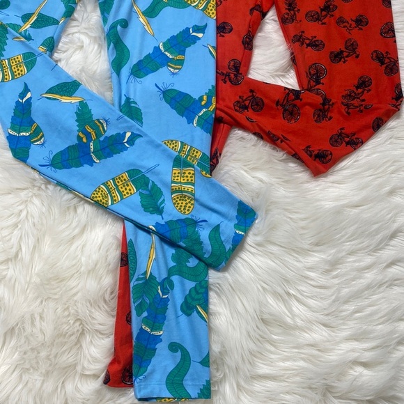 NWOT girl’s Lularoe leggings size one size - Picture 2 of 4